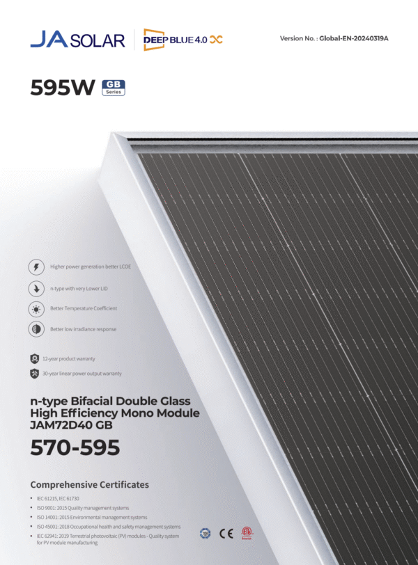 Ja Mono 590 Watts - Image 2